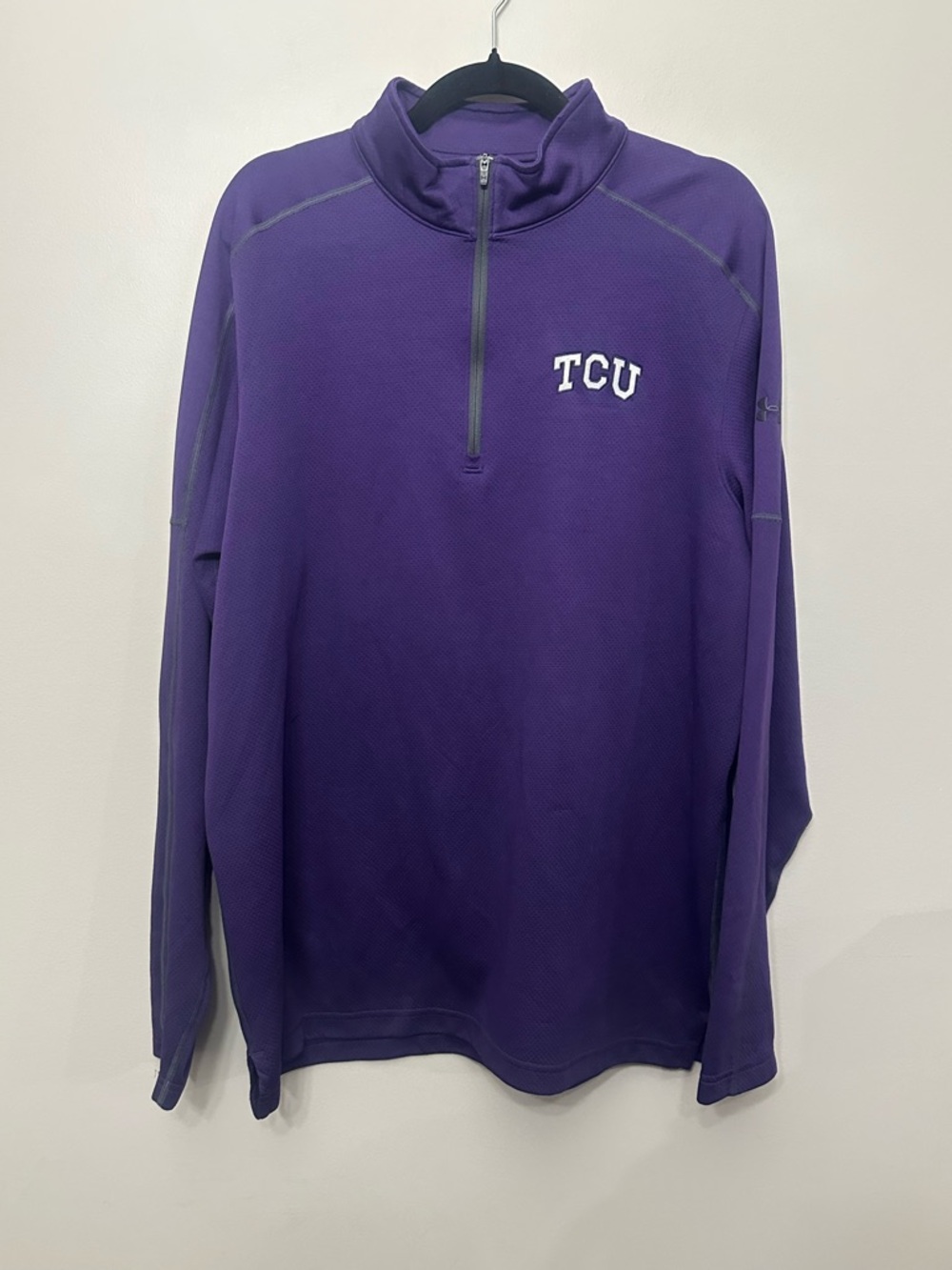 Under Armour Purple Loose Fit Quarter-Zip Pullover